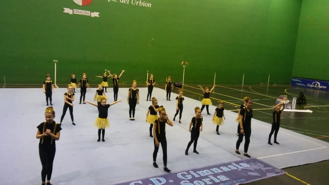 Foto 2 - Exhibici&oacute;n de gimnasia para animar la tarde en Covaleda
