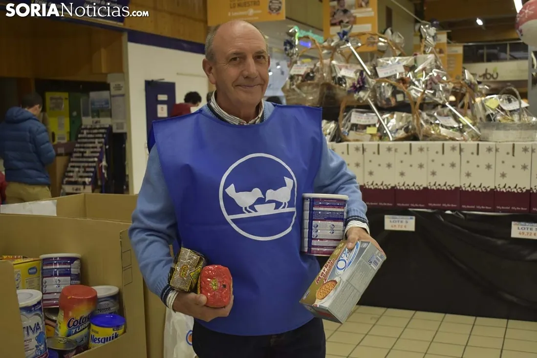 Recogida de alimentos en Supermercado E.Lecrerc