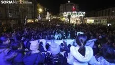 Una imagen de la más que multitudinaria manifestación de esta tarde de viernes. /SN