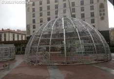 Labores de montaje estos días. /SN