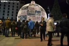 Una imagen del ambiente este miércoles en Granados. /SN