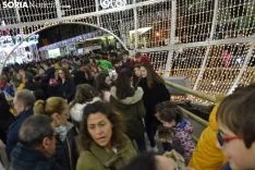 Una imagen del ambiente este miércoles en Granados. /SN