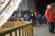 Una imagen del ambiente este miércoles en Granados. /SN