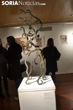 Imagen de la apertura de la muestra para la subasta. /SN