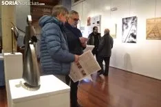 Imagen de la apertura de la muestra para la subasta. /SN