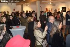 Una imagen de la apertura de la muestra para la subasta. /SN