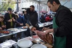 Una imagen del ambiente en Herradores este mediodía de viernes. /SN