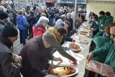 Una imagen del ambiente en Herradores este mediodía de viernes. /SN