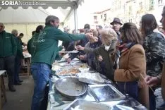 Una imagen del ambiente en Herradores este mediodía de viernes. /SN