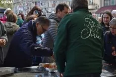 Una imagen del ambiente en Herradores este mediodía de viernes. /SN