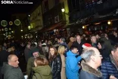 Una imagen del ambiente en el centro de la capital esta Nochevieja. /SN