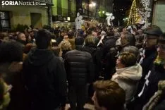 Una imagen de la más que multitudinaria manifestación de esta tarde de viernes. /SN