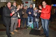 Una imagen del ambiente en el centro de la capital esta Nochevieja. /SN