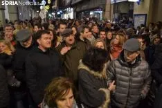 Una imagen de la más que multitudinaria manifestación de esta tarde de viernes. /SN