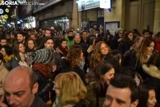Una imagen de la más que multitudinaria manifestación de esta tarde de viernes. /SN