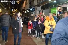Una imagen de la más que multitudinaria manifestación de esta tarde de viernes. /SN