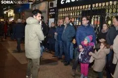 Una imagen de la más que multitudinaria manifestación de esta tarde de viernes. /SN