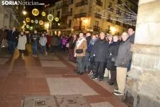 Una imagen de la más que multitudinaria manifestación de esta tarde de viernes. /SN
