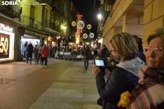 Una imagen de la más que multitudinaria manifestación de esta tarde de viernes. /SN