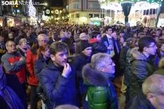Una imagen de la más que multitudinaria manifestación de esta tarde de viernes. /SN