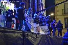 Una imagen de la más que multitudinaria manifestación de esta tarde de viernes. /SN