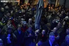 Una imagen de la más que multitudinaria manifestación de esta tarde de viernes. /SN