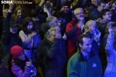 Una imagen de la más que multitudinaria manifestación de esta tarde de viernes. /SN