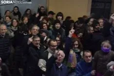 Una imagen de la más que multitudinaria manifestación de esta tarde de viernes. /SN