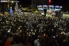 Una imagen de la más que multitudinaria manifestación de esta tarde de viernes. /SN