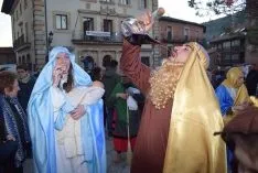Belén viviente en Vinuesa. /SN