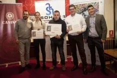 Una imagen de la entrega de premios esta noche en el Casino. /FOES