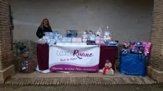 Una imagen de la jornada solidaria en Almazán. 