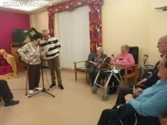 Una imagen del salón de actos de la residencia esta tarde. /SN
