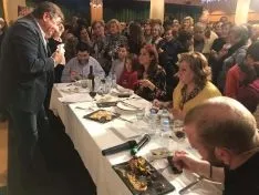 Una imagen de la jornada en el centro social olvegueño