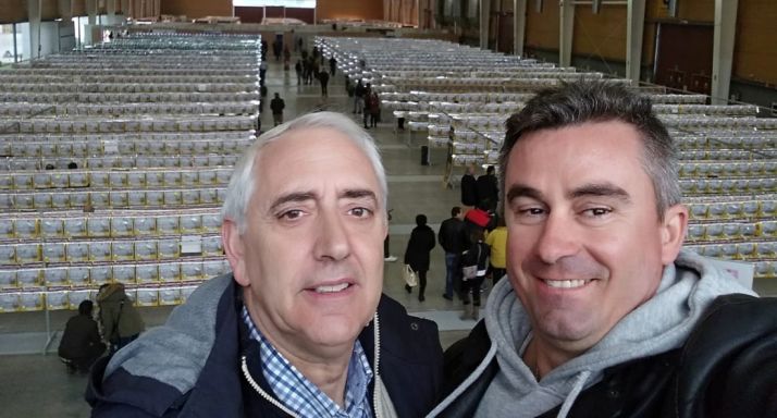 Agustín Egea (izda.) y Luis Lafuente.