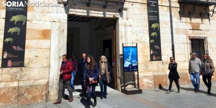 Imagen de la entrada a la oficina de turismo de El Burgo de Osma. /SN