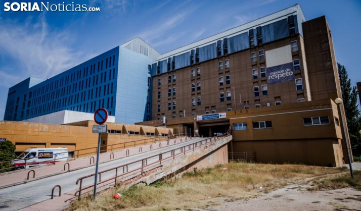 Una de las dos rampas de acceso al hospital. /SN