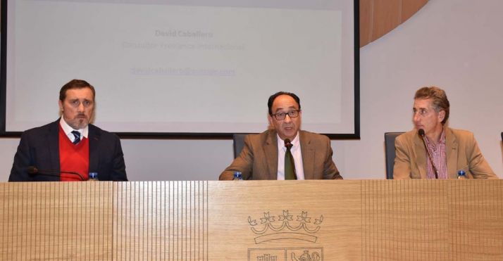 David Caballero, Manuel López y José Antonio Lucas. /Jta.