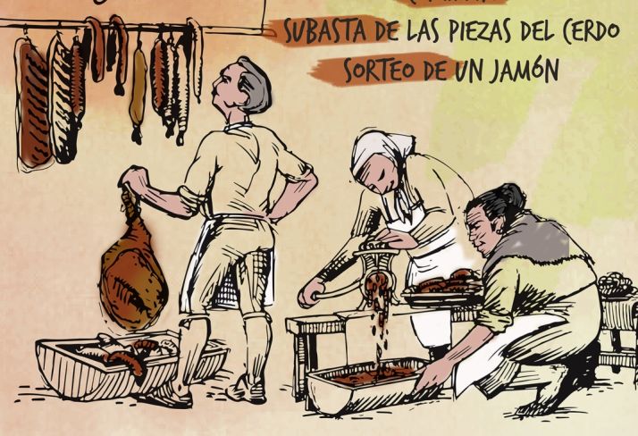 Este jueves, matanza del cerdo en Garray