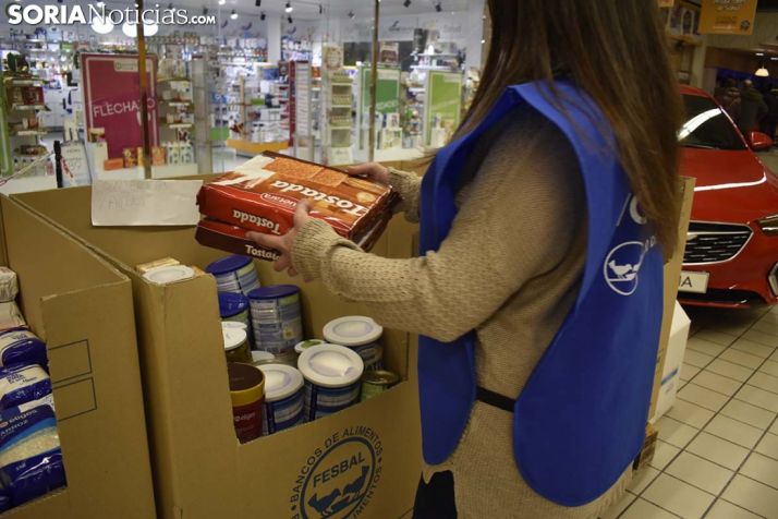 El Banco de Alimentos recauda unos 33.000 kilos en la Gran Recogida