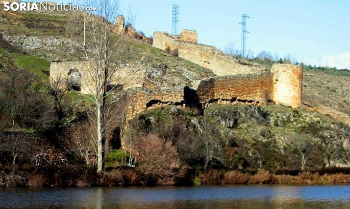 Una imagen de la muralla de Soria. /SN