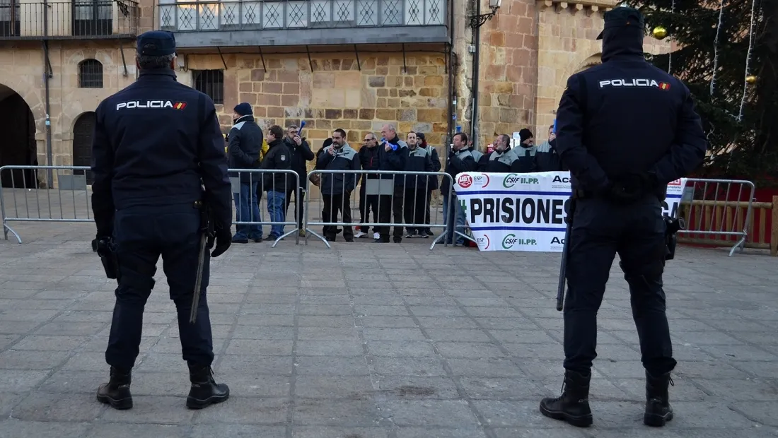 Una imagen de la concentración esta mañana de miércoles. /SN