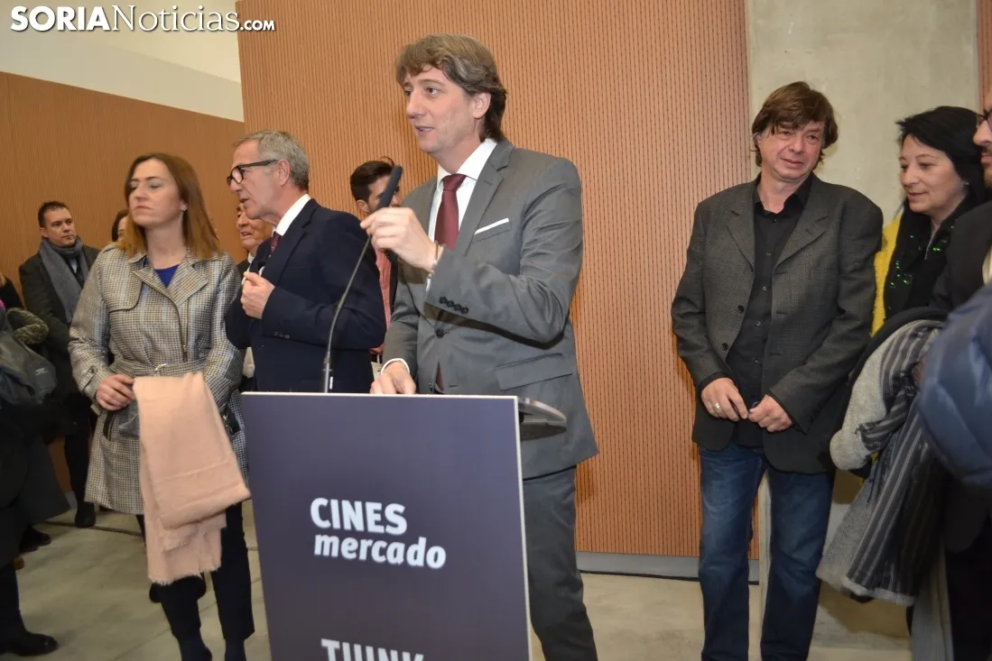 Imagen de la inauguración de los cines Mercado este miércoles. /SN