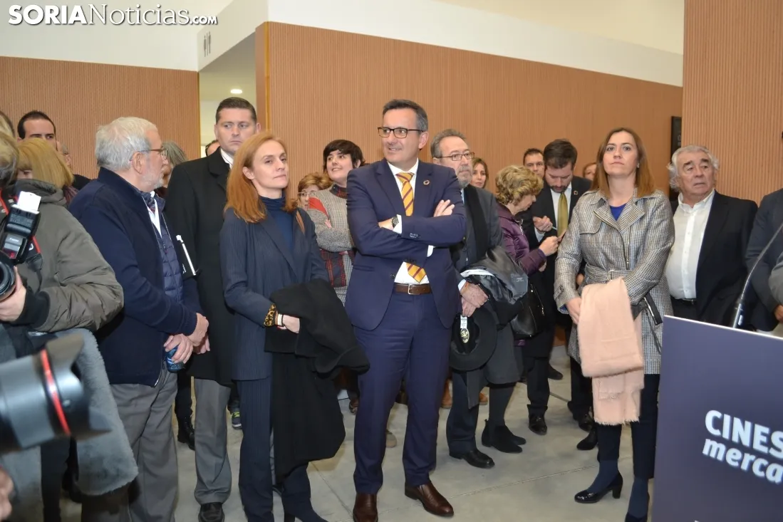 Imagen de la inauguración de los cines Mercado este miércoles. /SN