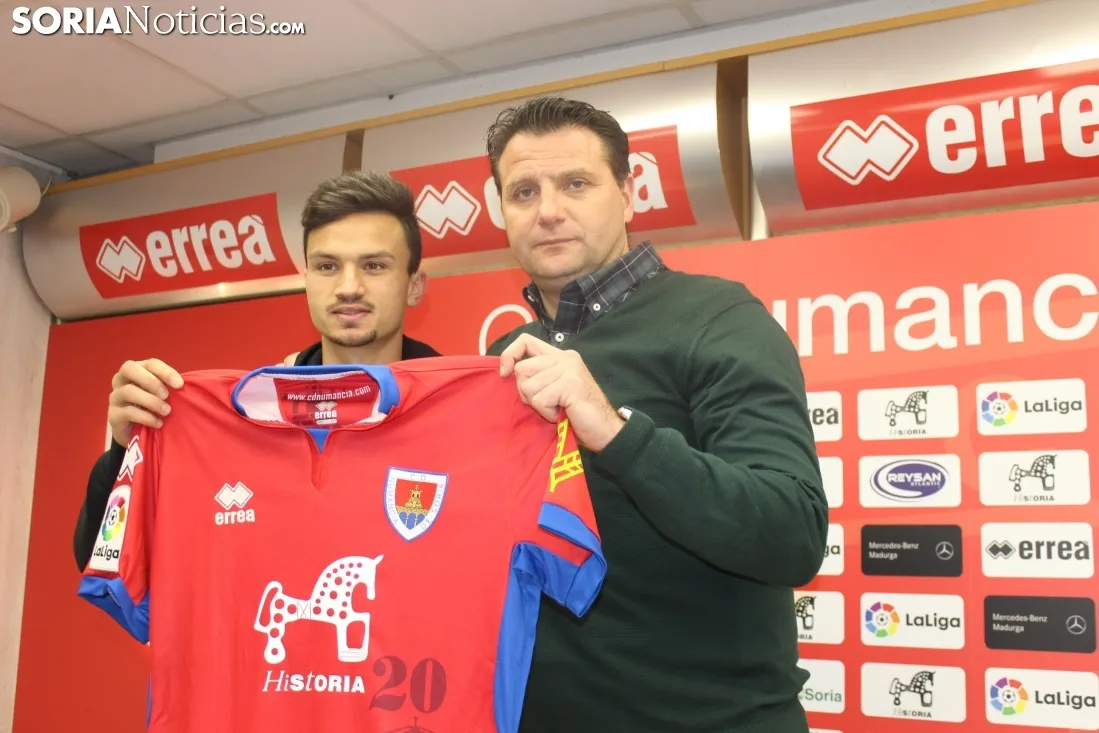 Cristian Ganea, nuevo jugador del CD Numancia. SN