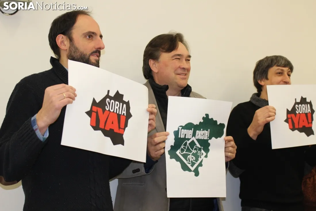 Las plataformas Soria YA y Teruel Existe se revindicarán en Madrid. SN