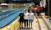 Los nadadores sorianos en las instalaciones de Camargo. /CNS