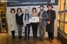 Representantes de Soria Solidaria, entidad también beneficiada. /SN