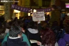 Una imagen de la concentración de este martes. /SN