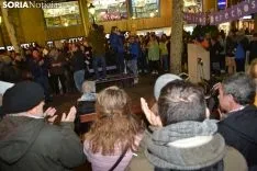 Una imagen de la concentración de este martes. /SN